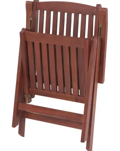 Beliani Puutarhatuolit 6Kpl Setti Harmailla Pehmusteilla Toscana Shop