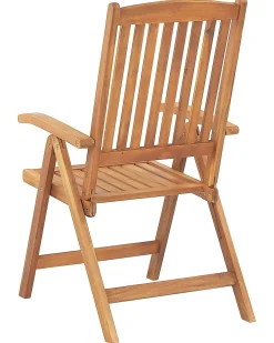 Beliani Puutarhatuolit 2Kpl Sinisilla Pehmusteilla Java Shop