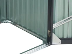 Beliani Puutarhavaja Teras Grafiitinharmaa 158 X 134 Cm Moena Outlet