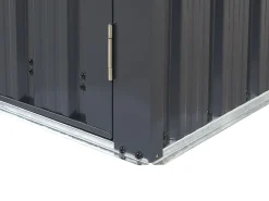 Beliani Puutarhavaja Teras Grafiitinharmaa 158 X 134 Cm Moena Outlet