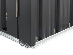 Beliani Puutarhavaja Teras Grafiitinharmaa 270 X 158 Cm Aosta Best Sale