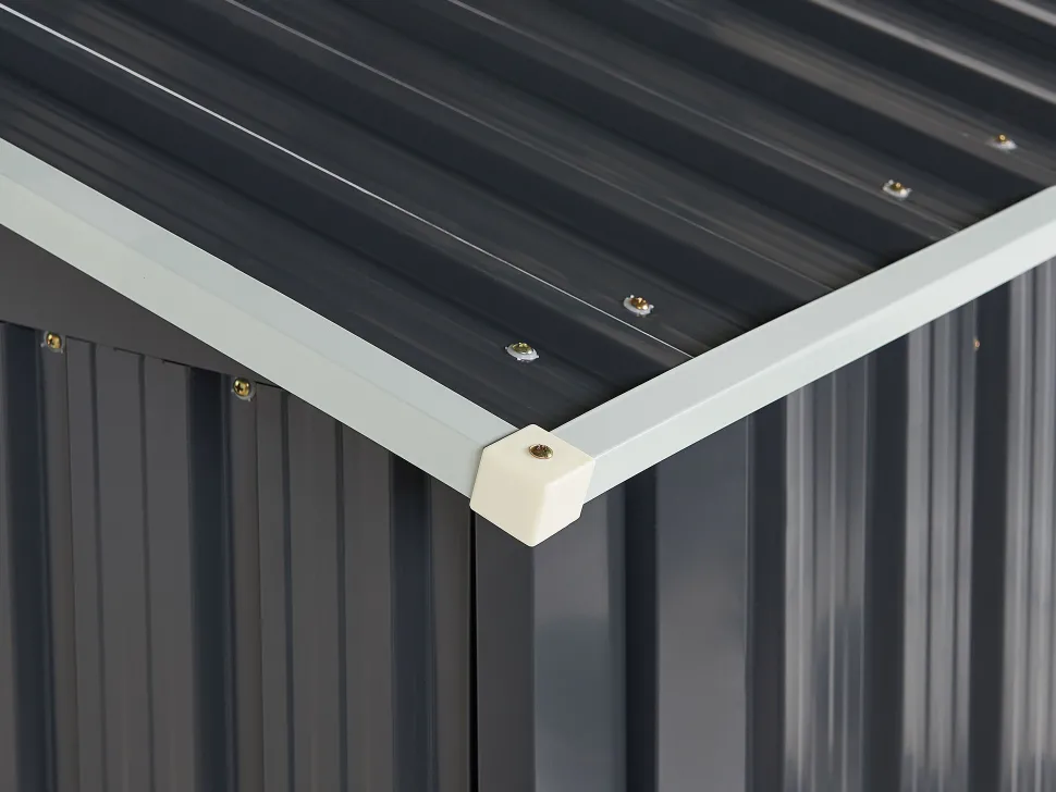 Beliani Puutarhavaja Teras Grafiitinharmaa 270 X 158 Cm Aosta Best Sale