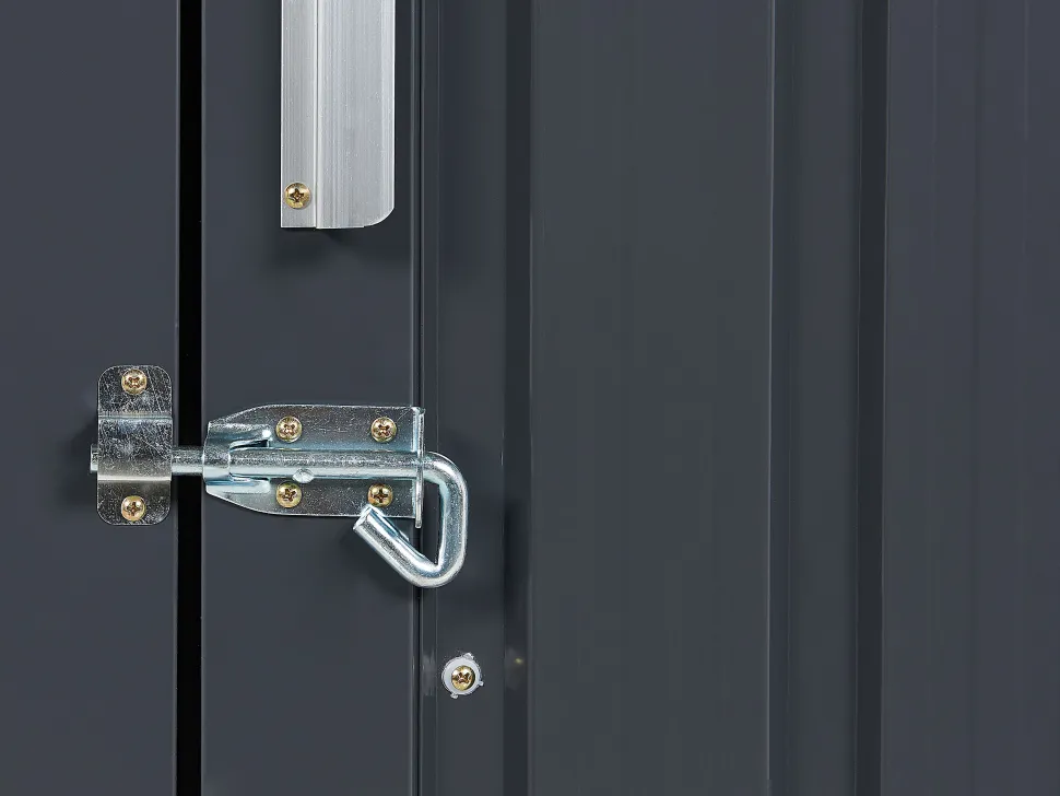 Beliani Puutarhavaja Teras Grafiitinharmaa 270 X 158 Cm Aosta Best Sale