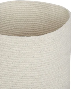 Beliani Puuvillakori Luonnonvalkoinen 44 Cm Silopi Discount