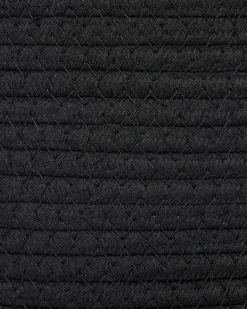 Beliani Puuvillakori Musta 34 Cm 2 Kpl Saryk Outlet