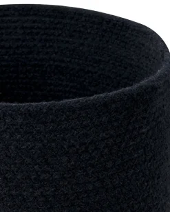 Beliani Puuvillakori Musta/Beige 3 Kpl Basima Cheap