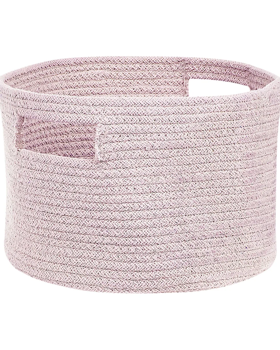 Beliani Puuvillakori Pastellipinkki 30 Cm 2 Kpl Chiniot Flash Sale