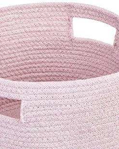 Beliani Puuvillakori Pastellipinkki 30 Cm 2 Kpl Chiniot Flash Sale