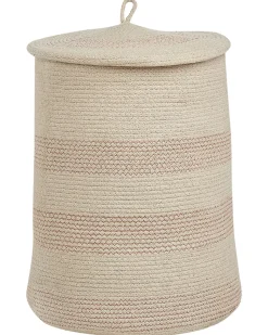 Beliani Puuvillakori Vaalea Beige 44 Cm Silopi Discount