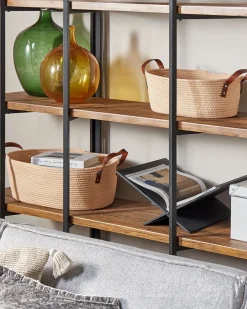 Beliani Puuvillakori Vaalea Beige 2 Kpl Gissar Clearance