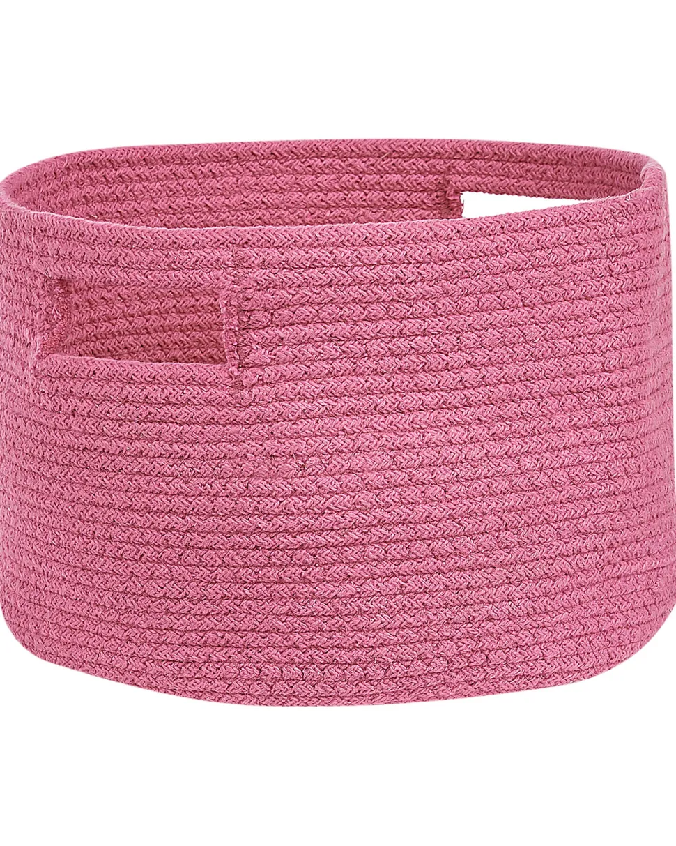 Beliani Puuvillakori Vaaleanpunainen 30 Cm 2 Kpl Chiniot Sale