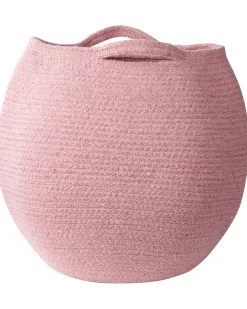 Beliani Puuvillakori Vaaleanpunainen 30 Cm 2 Kpl Panjgur Sale