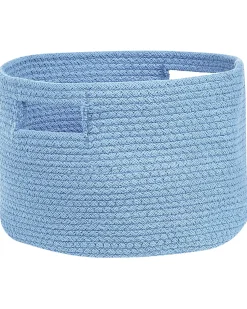 Beliani Puuvillakori Vaaleansininen 30 Cm 2 Kpl Chiniot Best Sale