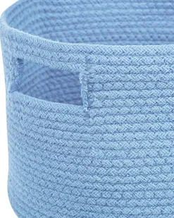 Beliani Puuvillakori Vaaleansininen 30 Cm 2 Kpl Chiniot Best Sale