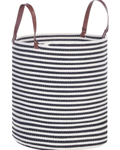 Beliani Puuvillakori Valkoinen/Musta 39 Cm Ichka Shop