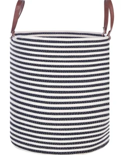 Beliani Puuvillakori Valkoinen/Musta 39 Cm Ichka Shop