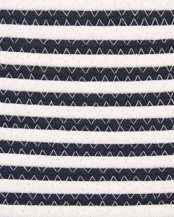 Beliani Puuvillakori Valkoinen/Musta 39 Cm Ichka Shop