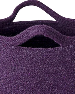 Beliani Puuvillakori Violetti 30 Cm 2 Kpl Panjgur Sale