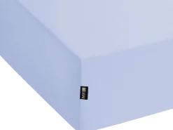 Beliani Puuvillalakana Muotoonommeltu Sininen 90 X 200 Cm Janbu Discount