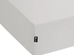 Beliani Puuvillalakana Muotoonommeltu Vaaleanharmaa 200 X 200 Cm Janbu Fashion