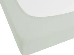 Beliani Puuvillalakana Muotoonommeltu Vaaleanvihrea 200 X 200 Cm Janbu Cheap