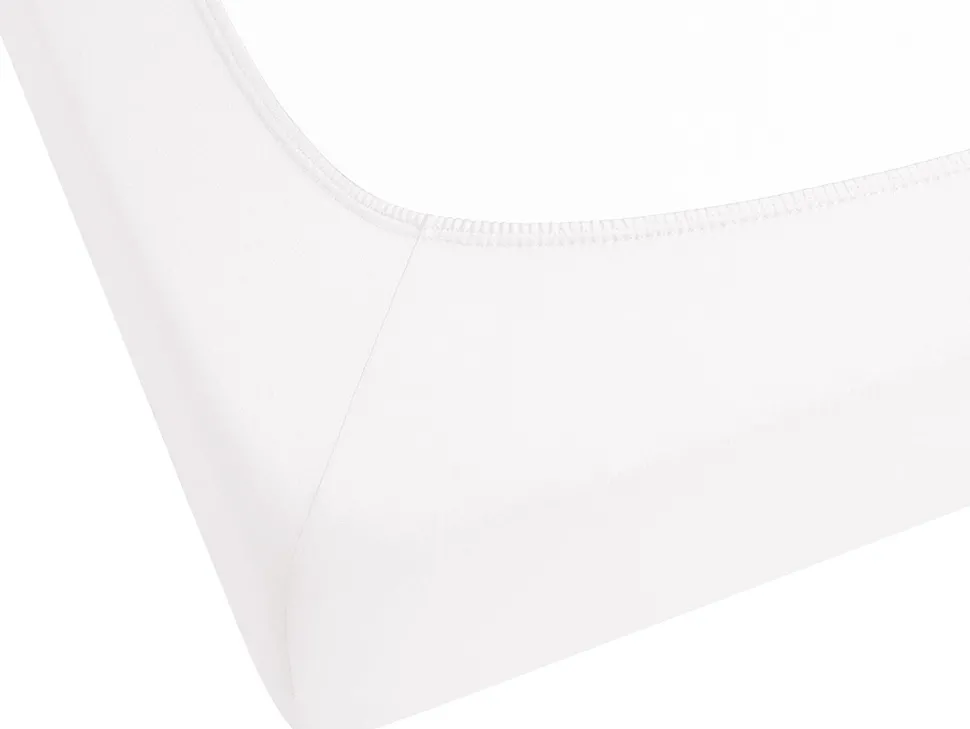 Beliani Puuvillalakana Muotoonommeltu Valkoinen 90 X 200 Cm Janbu Online