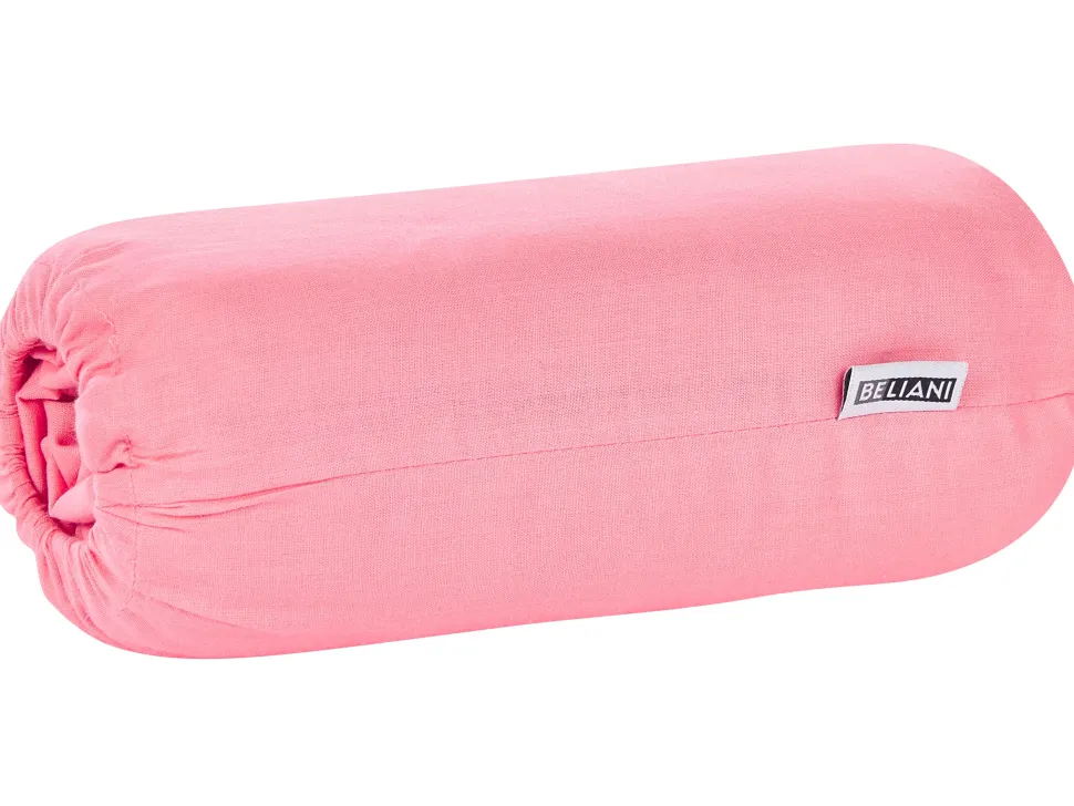 Beliani Puuvillalakana Muotoonommeltu Koralli 90 X 200 Cm Janbu Cheap