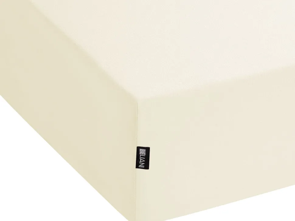 Beliani Puuvillalakana Muotoonommeltu Beige 90 X 200 Cm Janbu Online