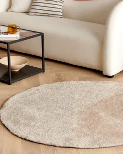 Beliani Pyorea Matto Beige 140 Cm Demre Fashion