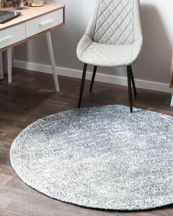 Beliani Pyorea Matto Harmaa 140 Cm Demre Best Sale