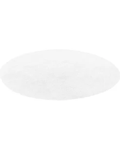 Beliani Pyorea Matto Kangas Valkoinen 140 Cm Demre Clearance