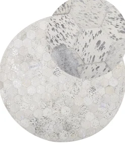 Beliani Pyorea Matto Lehmannahka Hopea 140 Cm Bozkoy Flash Sale