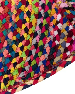 Beliani Pyorea Matto Puuvilla Monivarinen O 140 Cm Ladik Fashion