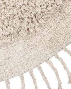 Beliani Pyorea Matto Puuvilla Vaalea Beige 140 Cm Bitlis New