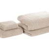 Beliani Pyyhesetti 4 Kpl Beige Puuvilla Atai Clearance