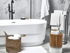 Beliani Pyyhesetti 11 Kpl Valkoinen Puuvilla Atai Best