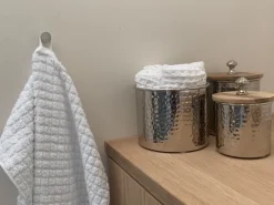 Beliani Pyyhesetti 11 Kpl Valkoinen Puuvilla Atai Best