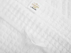 Beliani Pyyhesetti 4 Kpl Valkoinen Puuvilla Atai Sale