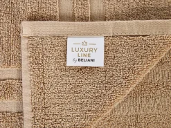 Beliani Pyyhesetti Puuvilla Hiekanruskea 9 Kpl Mitiaro Sale