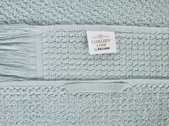 Beliani Pyyhesetti Puuvilla Mintunvihrea 9 Kpl Atiu Outlet