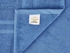 Beliani Pyyhesetti Puuvilla Sininen 9 Kpl Areora Cheap