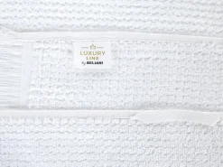 Beliani Pyyhesetti Puuvilla Valkoinen 2 Kpl Atiu Discount