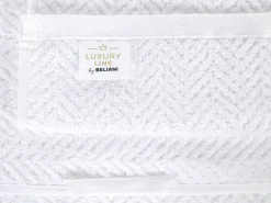 Beliani Pyyhesetti Puuvilla Valkoinen 2 Kpl Mitiaro Cheap