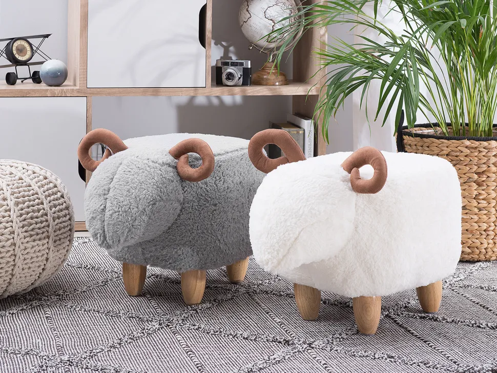 Beliani Rahi Harmaa Lamb Discount