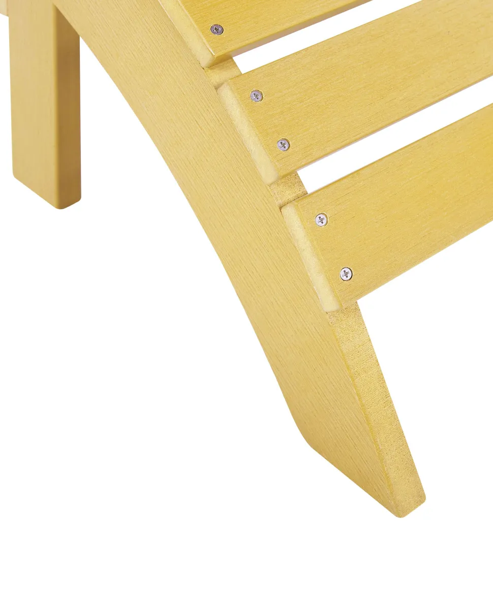 Beliani Rahi Keltainen Adirondack Best