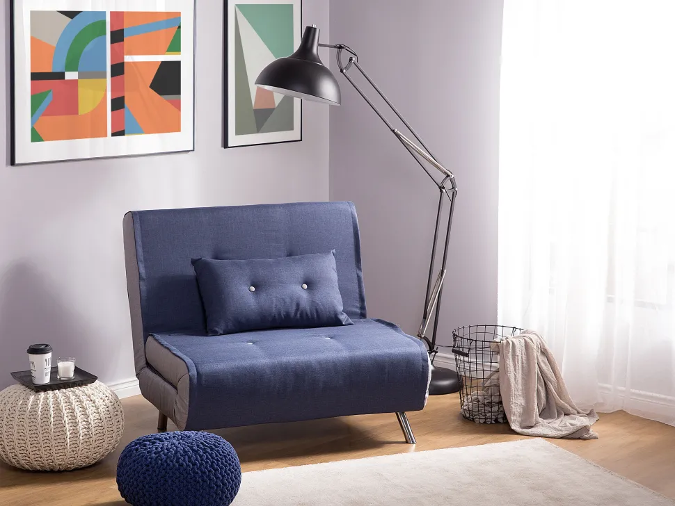 Beliani Rahi Puuvilla Laivastonsininen 40 Cm Conrad Clearance