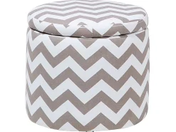 Beliani Rahi Puuvilla Säilytystila Vaaleanharmaa 35 Cm Tunica Outlet