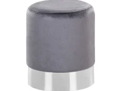 Beliani Rahi Sametti Harmaa 36 Cm Brigitte New