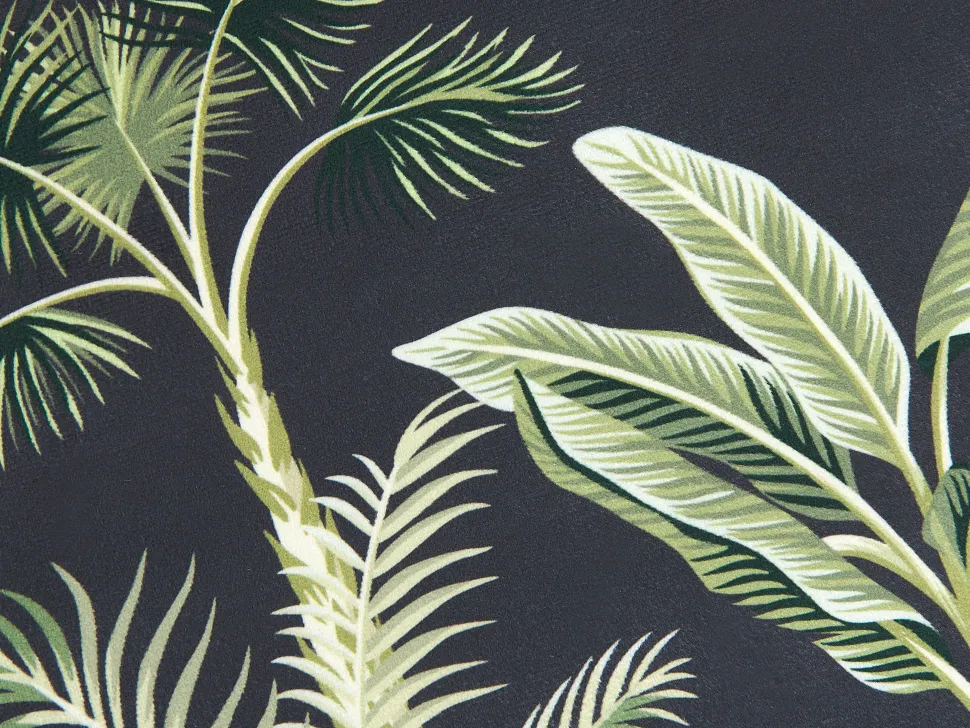 Beliani Rahi Sametti Musta/Vihrea Wriley Outlet