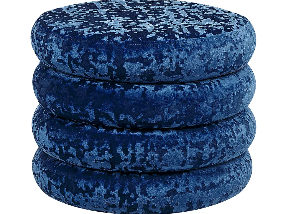 Beliani Rahi Sametti Säilytystila Laivastonsininen 45 Cm Brewton Cheap